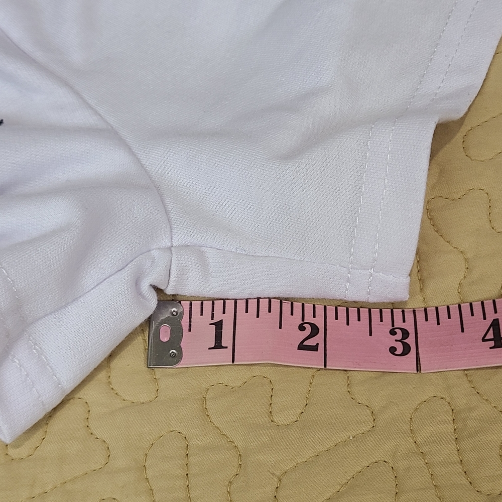 Romwe embroidered cross patches casual shorts size M - Picture 7 of 8